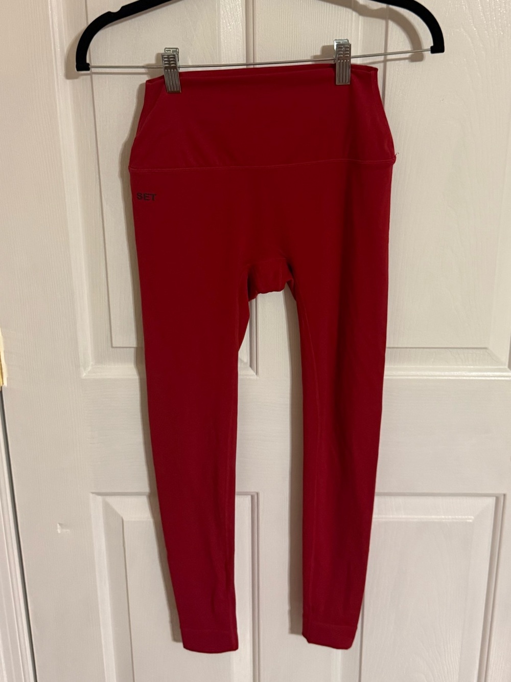 SET Active Red High-Waist Leggings